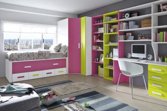 Las combinaciones de colores para el mobiliario juvenil - Muebles Orts Blog