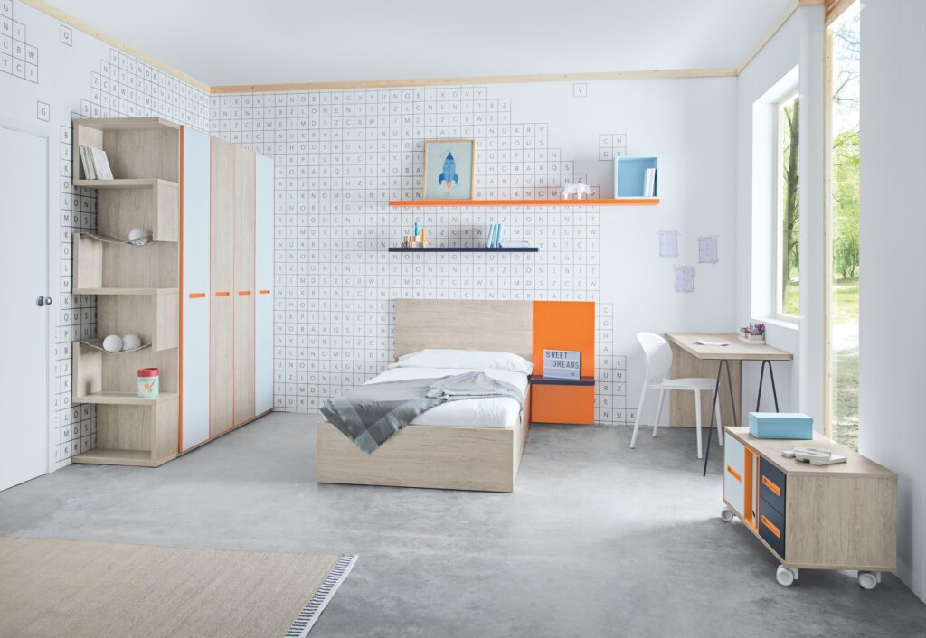 Dormitorio juvenil Coleccion Sonrie Muebles Orts