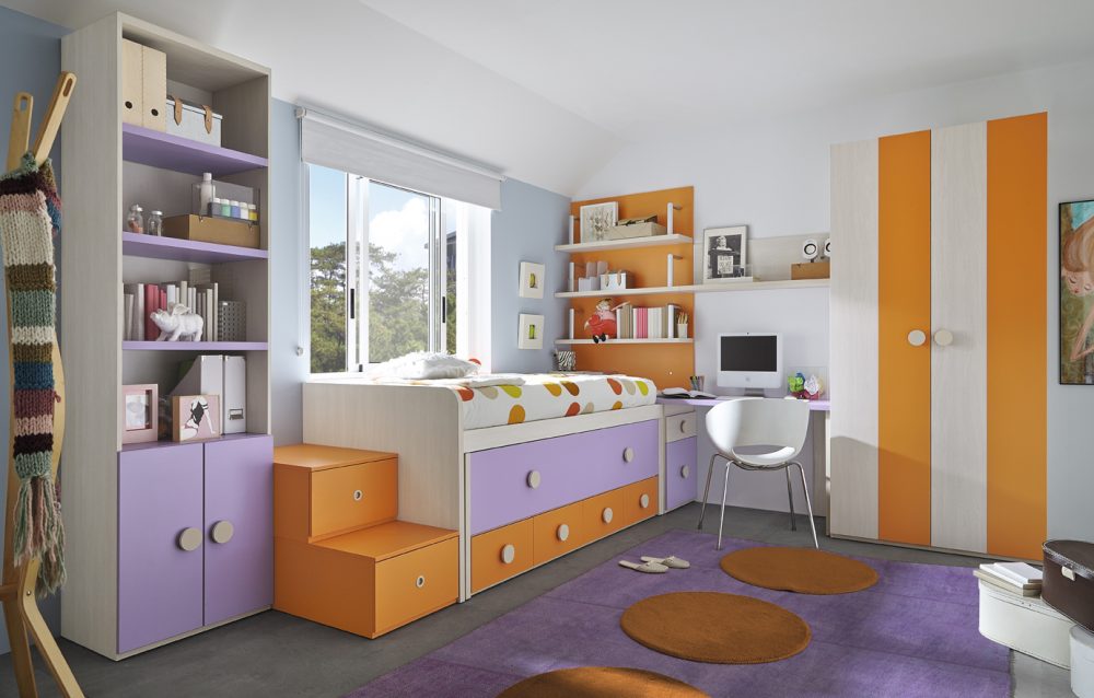 Colres tendencia para las habitaciones juveniles