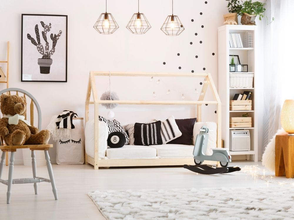 habitacion bebe montessori